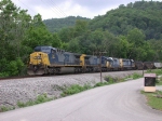 CSX eastbound loaded coal train heading for Loyall